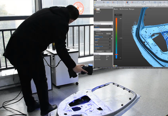 3Dレーザースキャナー用の写真測量システム