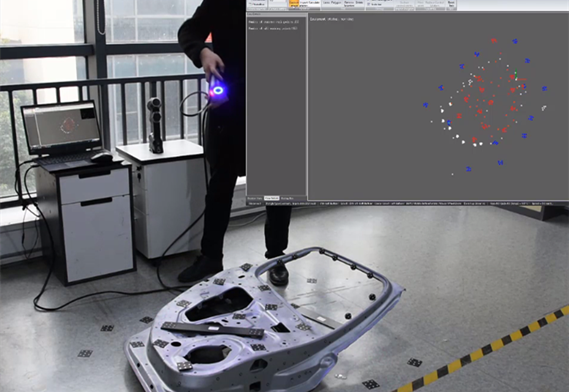 ブルーライトテクノロジーを備えた写真測量システム