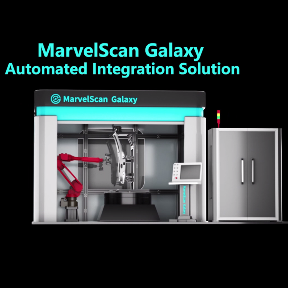 自動検査レポート生成を備えたMarvelScanGalaxyロボット化3Dスキャンシステム